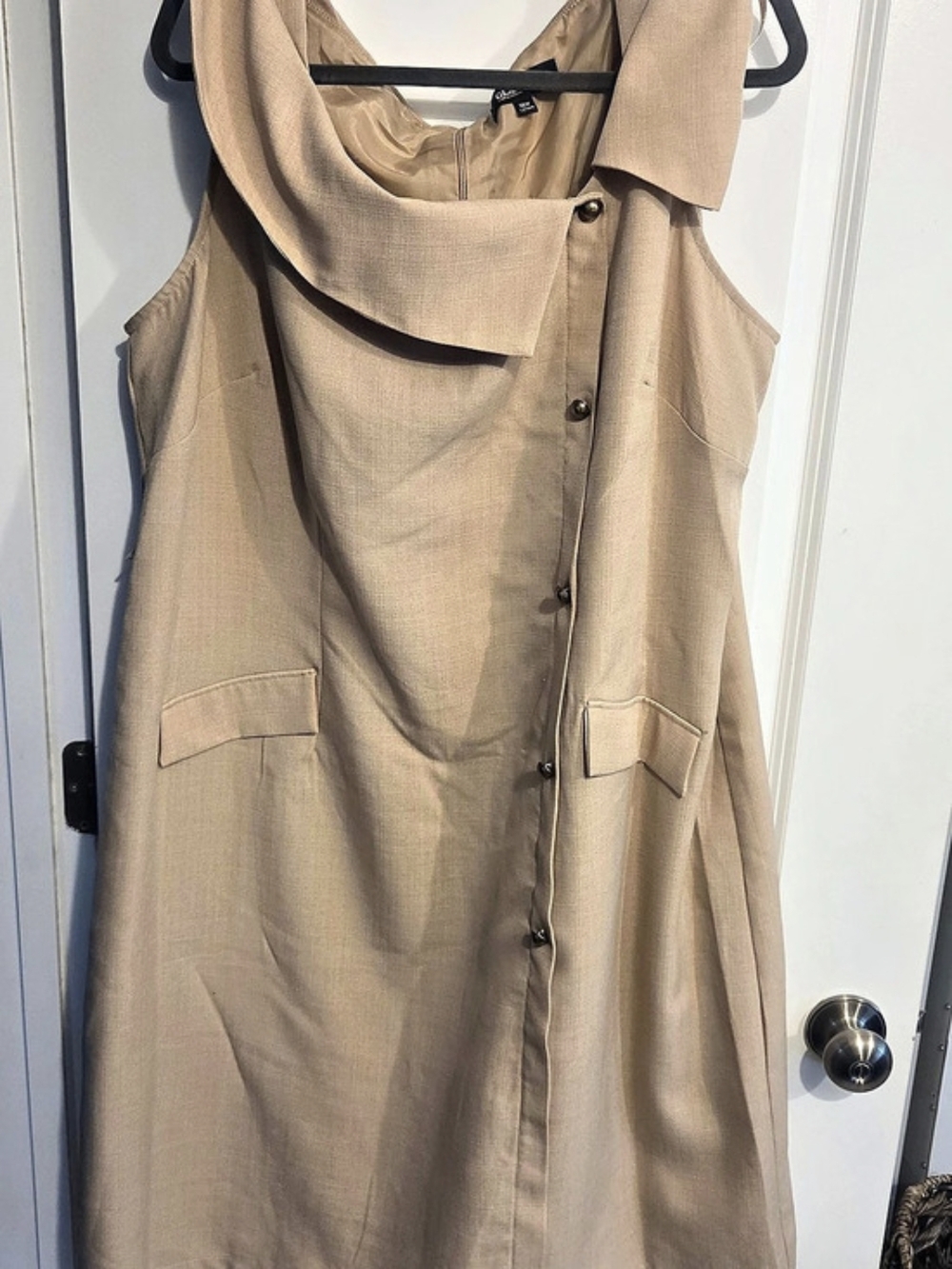 GLAMOUR Mini Shirt Dress in Brown Size 18W Like New